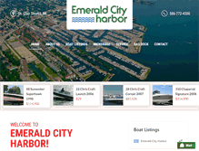 Tablet Screenshot of emeraldcityharbor.com